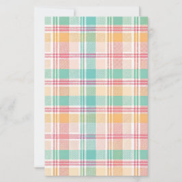 Flerfärgat Rutigt Randigt Scrapbookpapper