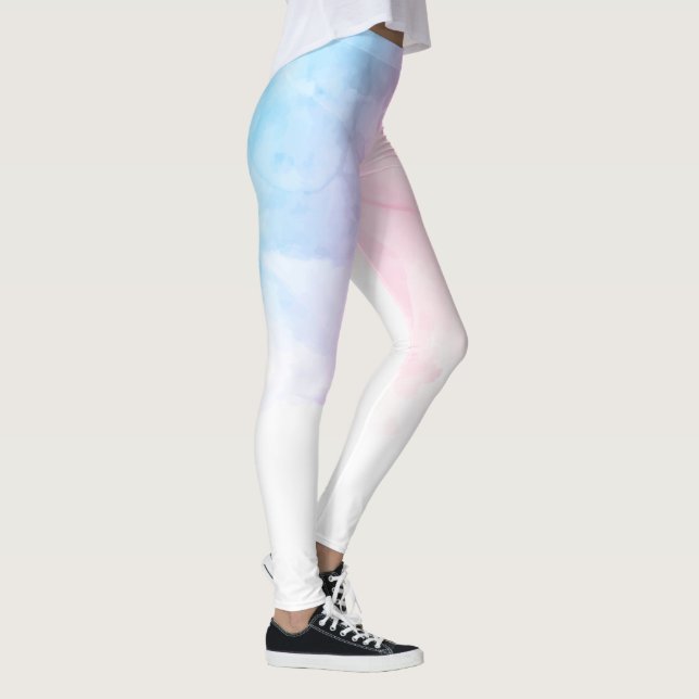 Flerfärgat släpredskap leggings (Höger)