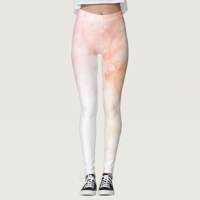 Flerfärgat släpredskap leggings (Framsida)