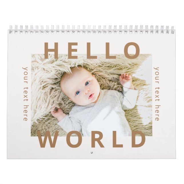 Flerfoto för 2021 års kalender i Baby (Omslag)