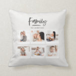 flerfotofoto för familj kudde<br><div class="desc">Familjefotofoto-kudde.</div>