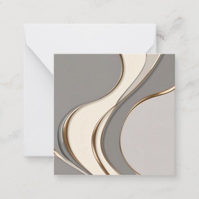 Flerfunktionskort i snyggt grafik anteckningskort (Framsida)