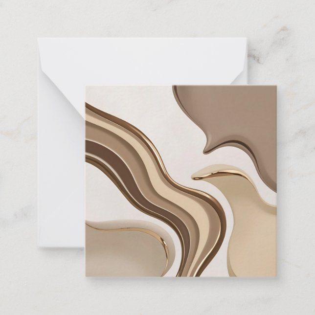 Flerfunktionskort i snyggt grafik anteckningskort (Framsida)