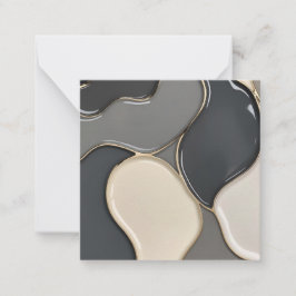 Flerfunktionskort i snyggt grafik anteckningskort