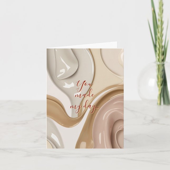 Flerfunktionskort i snyggt grafik anteckningskort (Framsida)