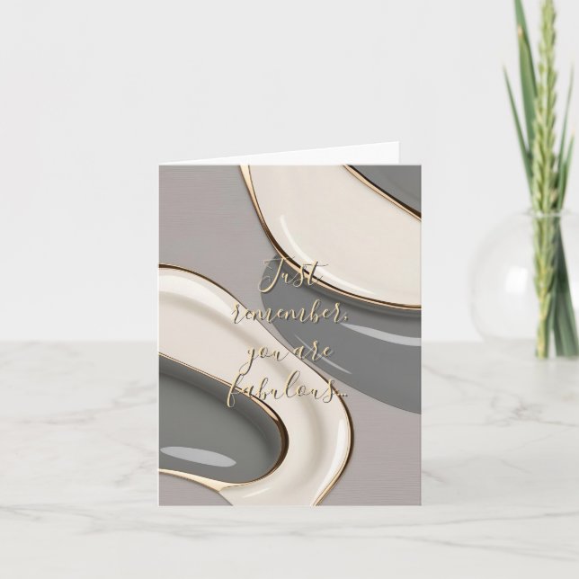 Flerfunktionskort i snyggt grafik anteckningskort (Framsida)