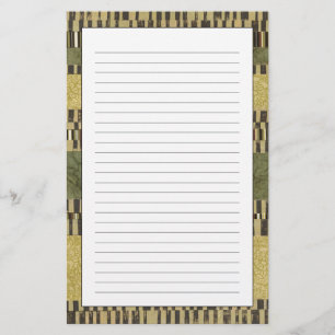 Flermönstrad panelfärg brevpapper