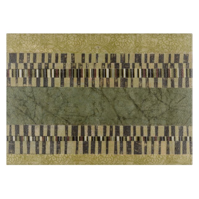 Flermönstrad panelmålning (Framsidan)