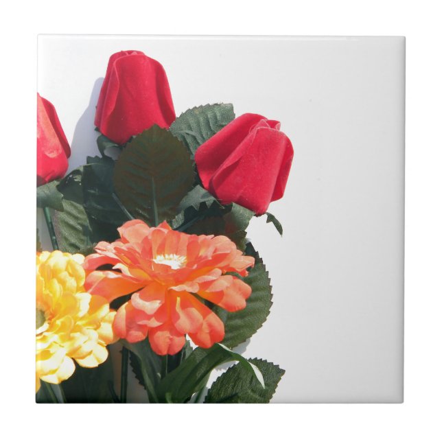 Flersidiga Färgader Kakelplatta (Framsidan)