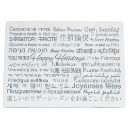 Flerspråkig "Glad helg" presentväska