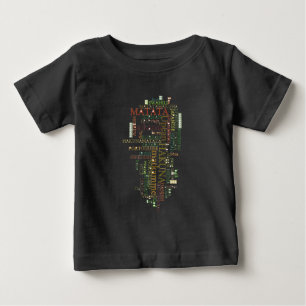 Flerspråkig Hakuna Matata Global Ord Cloud Art T-shirt