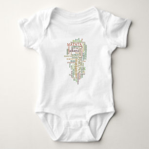 Flerspråkig Hakuna Matata Global Ord Cloud Art T-shirt