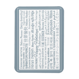 Flerspråkig magnet "Glad helg"