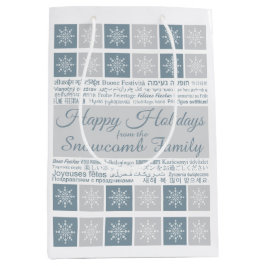 Flerspråkig presentväska i anpassningsbarna Glad h