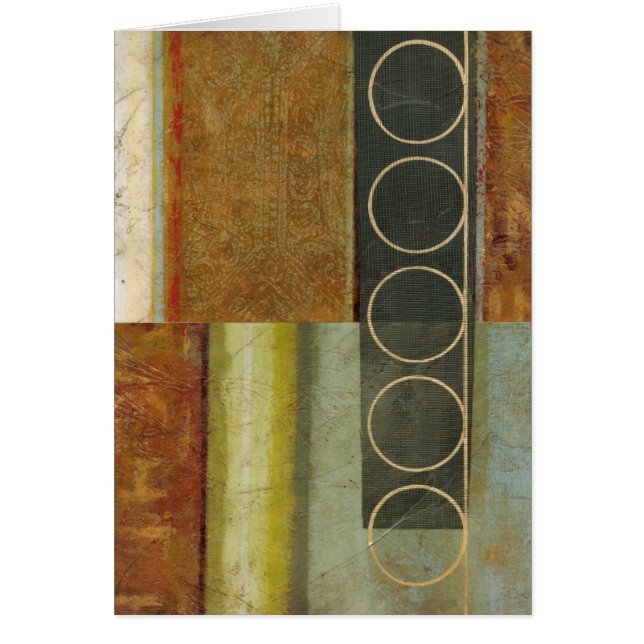 Flertexturerad målning av Abstrakt efter Vision St Hälsningskort (Framsidan)