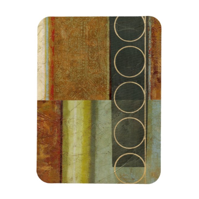 Flertexturerad målning av Abstrakt efter Vision St Magnet (Vertikal)