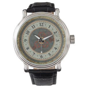 Flertexturerad spegel armbandsur