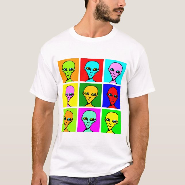 Flerversell POP - Anpassad T-shirt (Framsida)