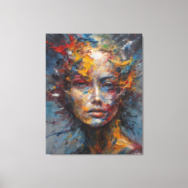 Flerversen i ditt huvud canvastryck (Framsida)