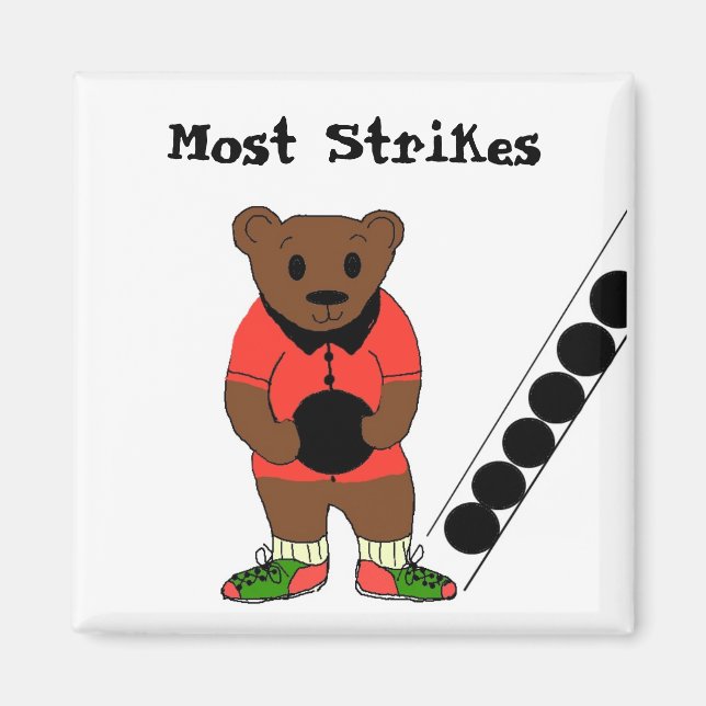 Flest Strike - Bowling Magnet (Framsidan)