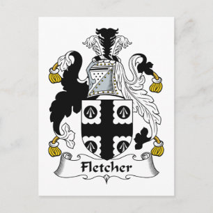 Fletcher Family Crest Vykort