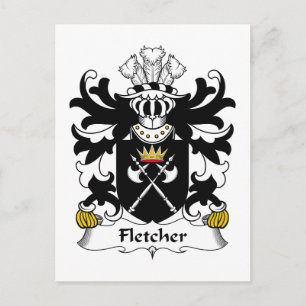 Fletcher Family Crest Vykort