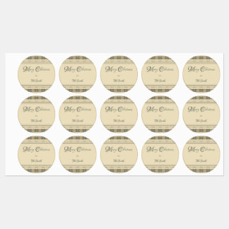 Fletcher Jul Food Labels Klistermärke