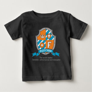 Fletcher-killarna F namn & menar pojkar jackar av T Shirt