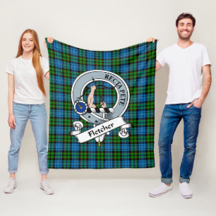 Fletcher Klan Badge Tartan Play Fleecefilt