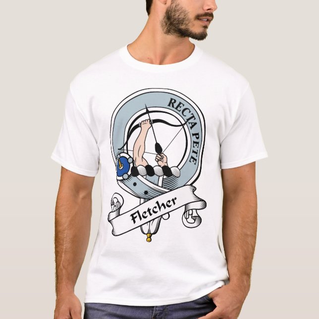 Fletcher klanemblem tee shirt (Framsida)