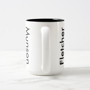 Fletcher Munson buktar den 15 uns kaffemuggen Två-Tonad Mugg