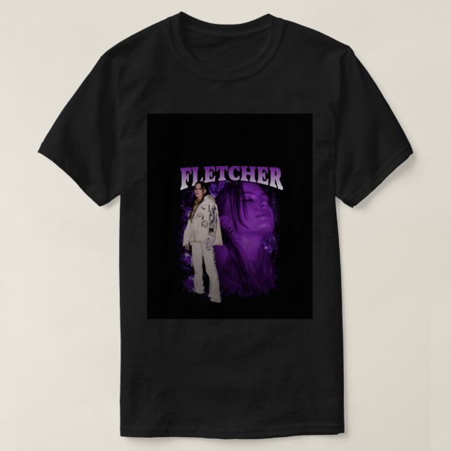 Fletcher - Retro 90s Bootleg Stil Graphic T Shirt (Design framsida)