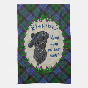 Fletcher Scottie Hund Kökshandduk