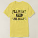 Fletcher - Wildcat - High - Fletcher Oklahoma Tee (Design framsida)
