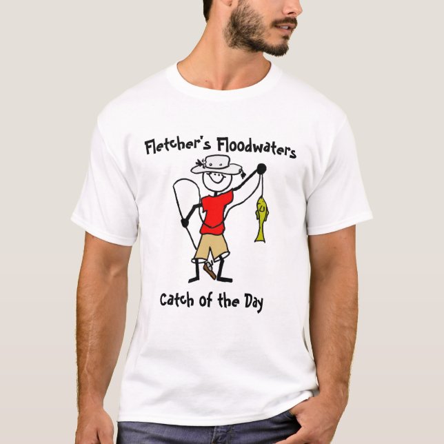 Fletchers Floodwaters fångar av dagen Tee Shirt (Framsida)