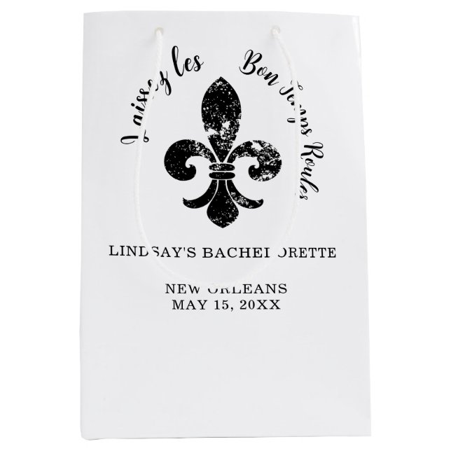 Fleue De Lis Bachelorette Gift Bag (Framsidan)
