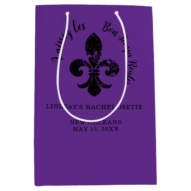 Fleue De Lis Bachelorette Gift Bag (Framsidan)