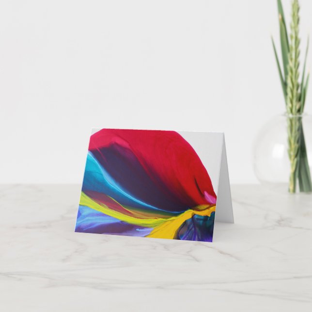 Fleur blått noterar kort (Framsida)