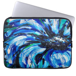 Fleur bleue laptop fodral