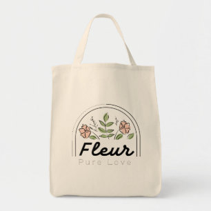 Fleur – Blommig Logotyp för Ren Kärlek Tygkasse