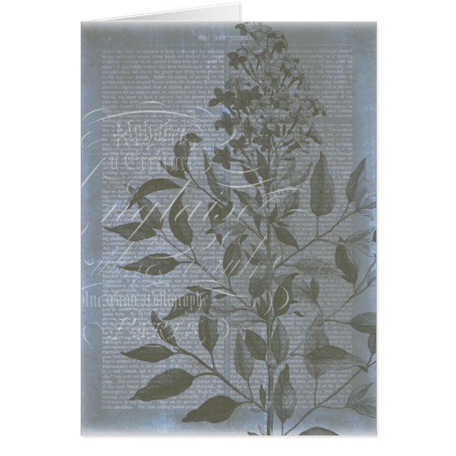 Fleur de Bleu I Hälsningskort (Framsidan)