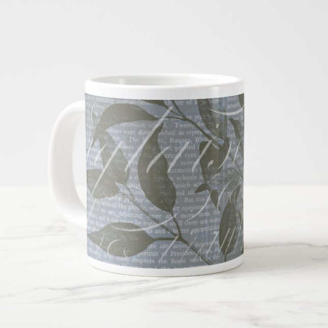 Fleur de Bleu I Jumbo Mugg (Framsida vänster)