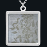 Fleur de Bleu I Silverpläterat Halsband<br><div class="desc">Blommigt</div>