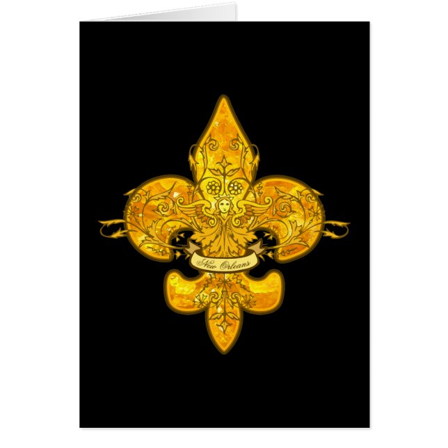 Fleur de Förmyndare Hälsningskort (Framsidan)