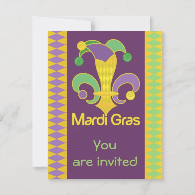 Fleur de Jester Inbjudningar (Framsida)