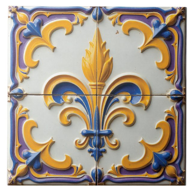Fleur de la Couronne Kakelplatta (Framsidan)