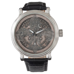 Fleur De Lid Clock Ansikte Armbandsur