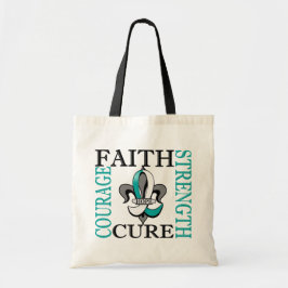 Fleur De Lis 3 Cervical cancer Tygkasse