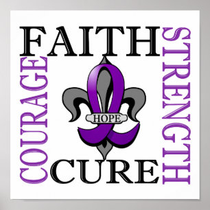 Fleur De Lis 3 Epilepsy Poster