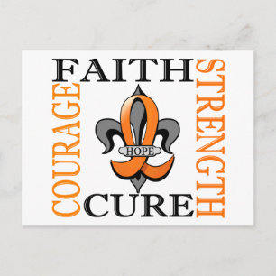Fleur De Lis 3 Leukemi Vykort